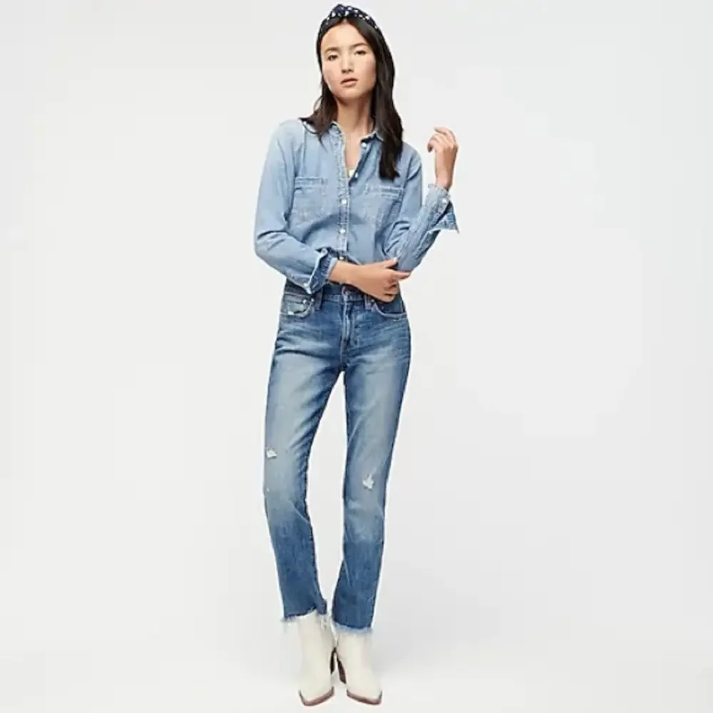 J.Crew 00 Everyday Chambray Shirt - Picture 3 of 9